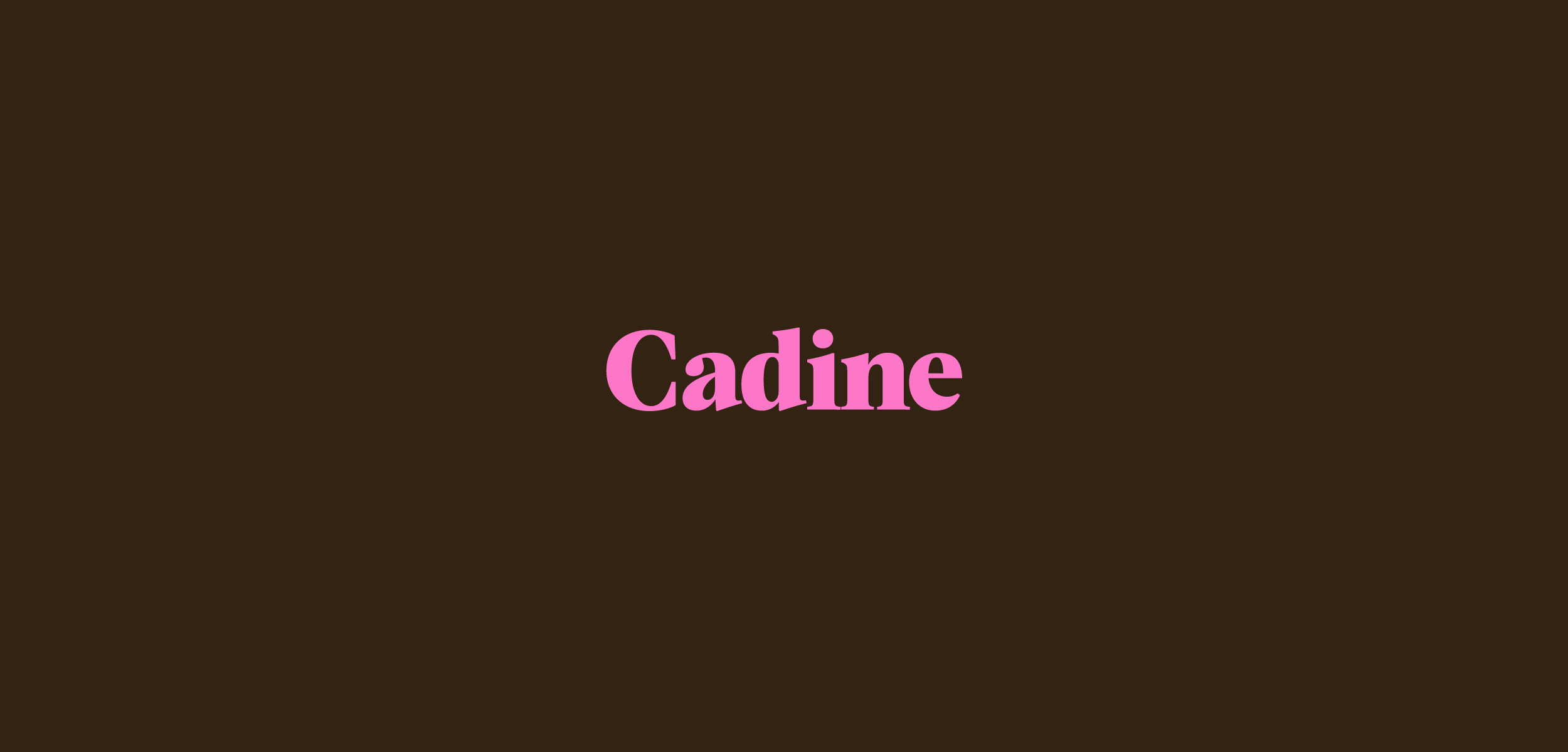 Cadine Typeface